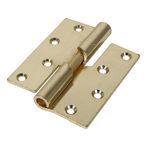 Rising Butt Hinge - Self Closing Door Hinge - Electro Brass