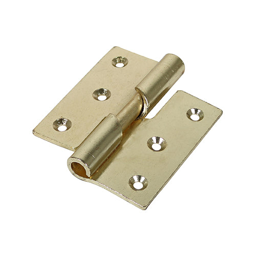 Rising Butt Hinge - Self Closing Door Hinge - Electro Brass