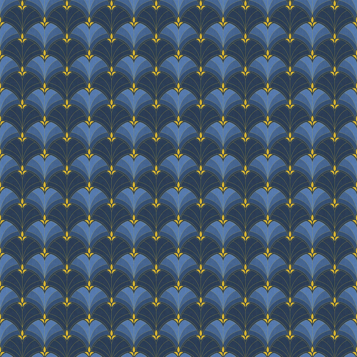 Rittle Graphic Art Deco Wallpaper