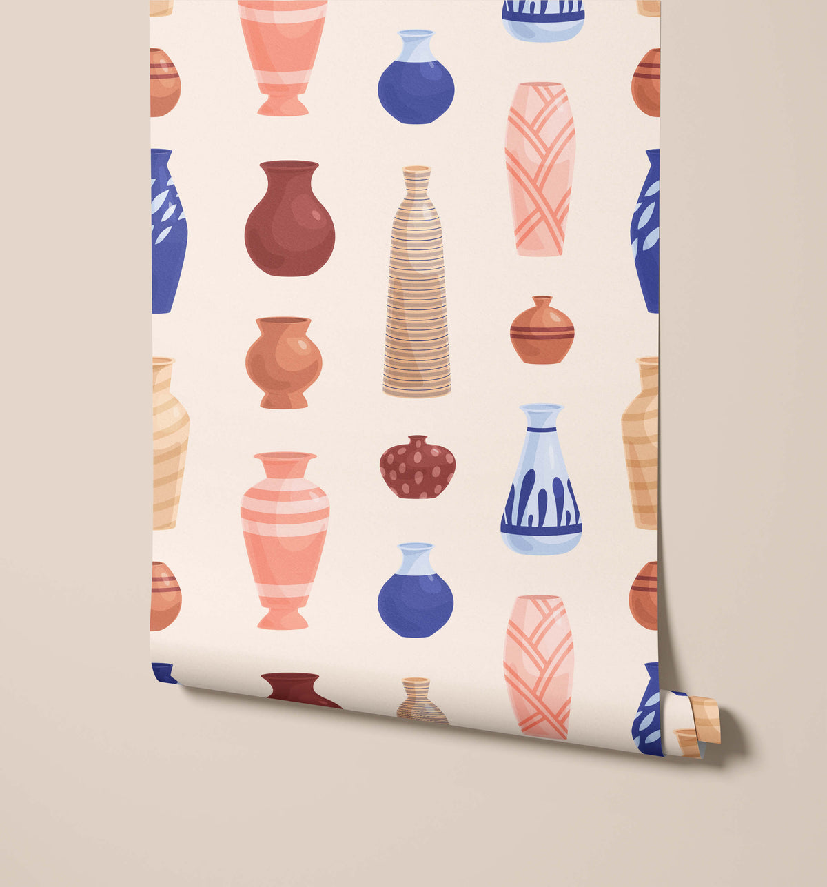 Roma Pottery Enjoy Pleasing Vase Wallpaper
