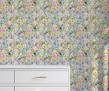 Rosaline Embracing Maximalist Butterfly Flower Wallpaper