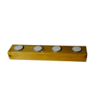 Rustic Wooden T-Light candle holder