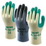 SHOWA 310 Heavy Duty Textured Grip Builders Safety Work Gloves (PACK of 3 PAIRS)