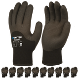 SKYTEC Argon Fleece Lined Thermal Insulated Water Repellent Work Gloves (PACK of 10 PAIRS)