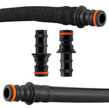 Porous Pipe Connector 1/2" Barb to Snap On Male