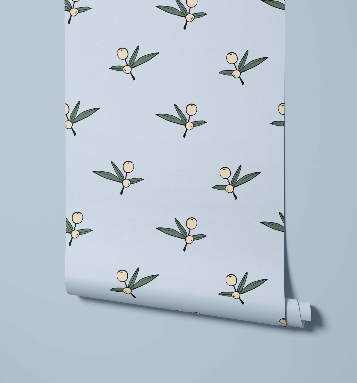 Santorini Quirky Greek-inspired Wallpaper
