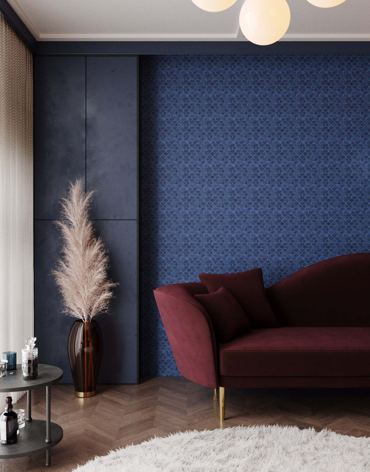 Scallop Numerous Colour-ways Wallpaper