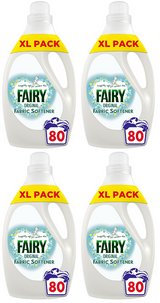 4 x Fairy Fabric Softener 80 Wash - 2.64 LITRE