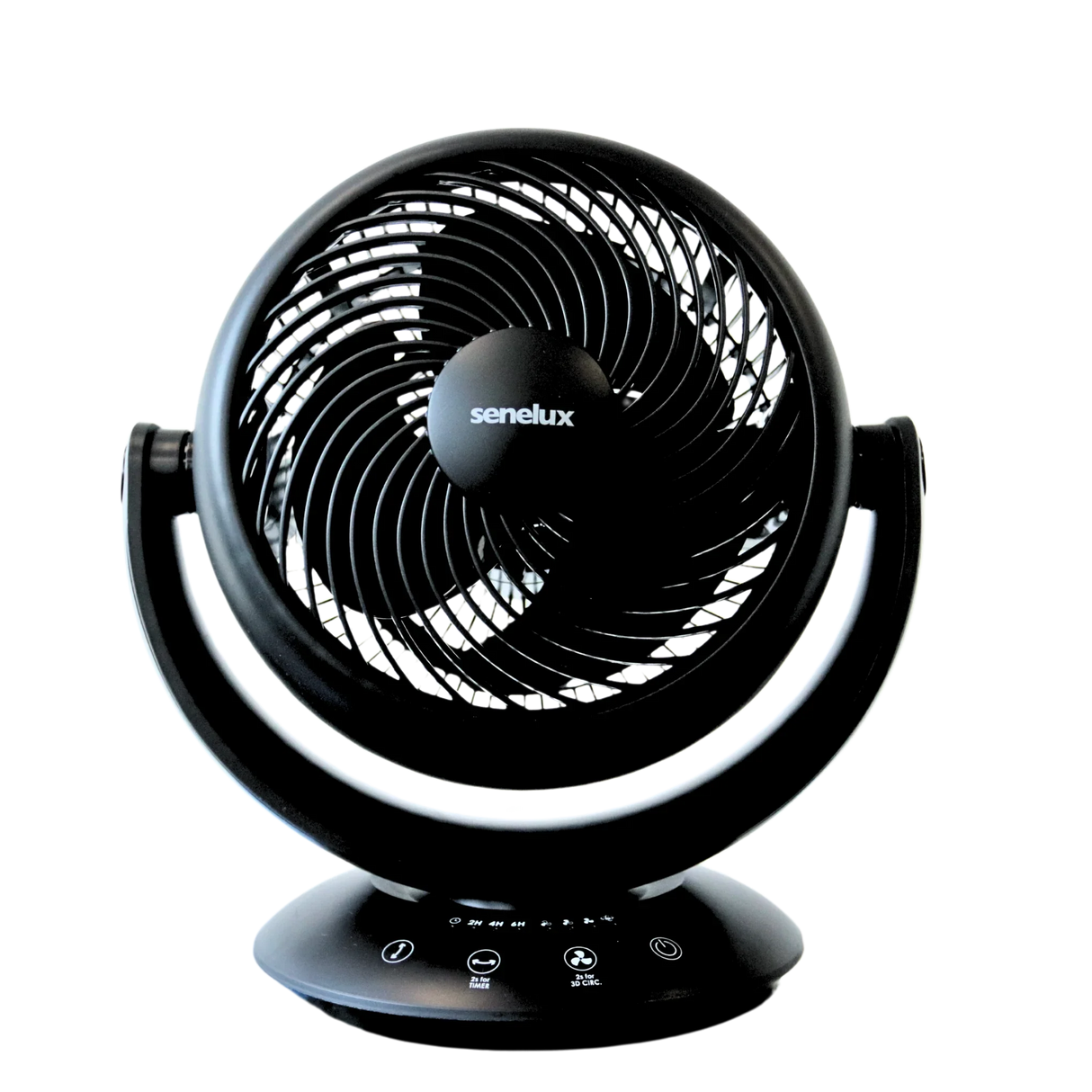 Senelux 8 Inch Cooling Fan with Remote Control, Automatic Oscillation