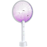 Senelux Electric Fly Swatter, Bug Zapper 2in-1 Racket Fly Killer USB Rechargeable Fly Zapper