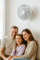 Senelux 10 Inch Wall Fan- Great Home Cooling For Bedrooms, Living Rooms and Kitchen Cooling