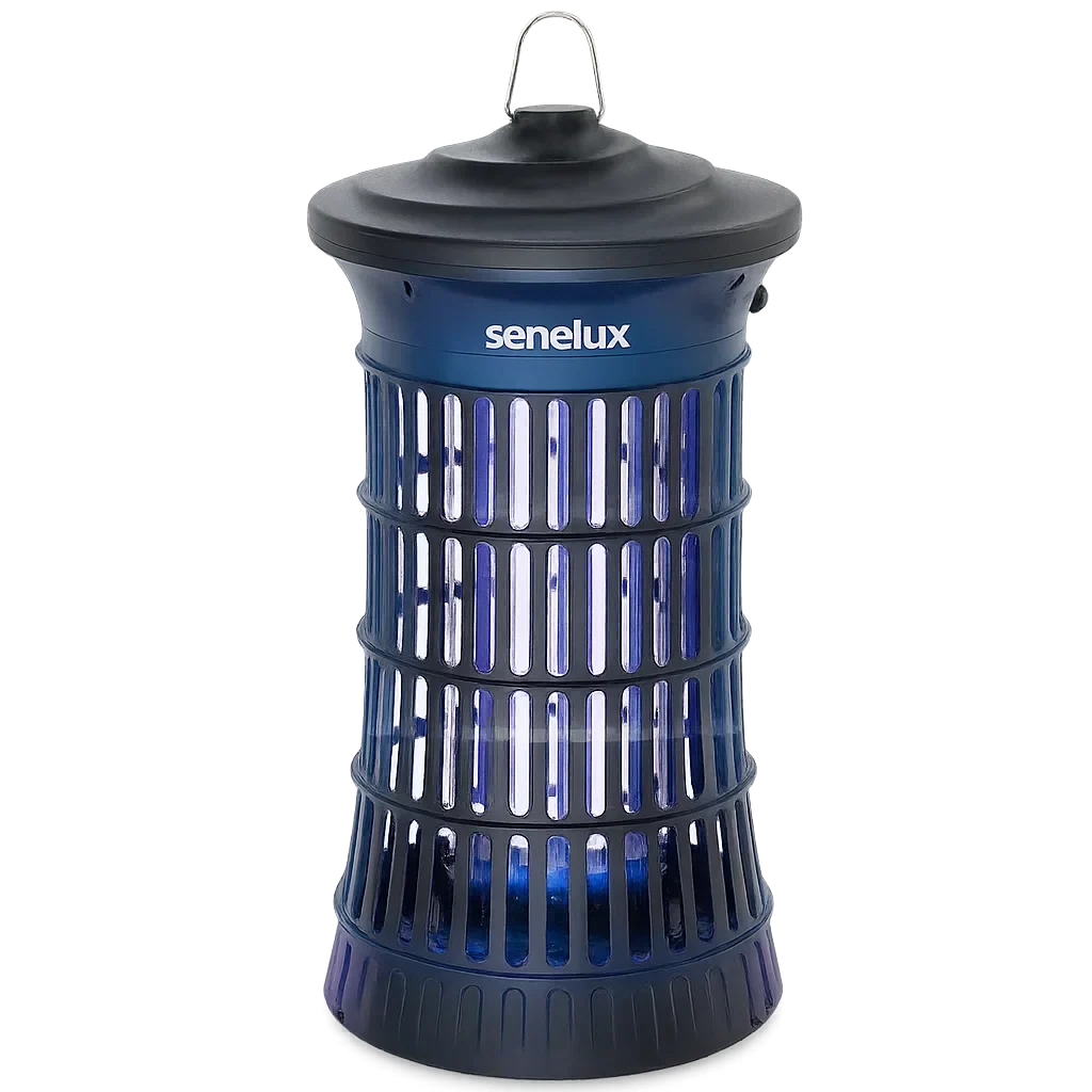 Senelux Mosquito Killer Lamp 4500V Fly Zapper 20W Insect Mosquito Trap with UV Light Bug Zapper 100m³ Coverage for Indoor Garden Outdoor