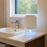 Senelux Q4 1100ml Electric Small Dehumidifier for Home | Quiet Dehumidifier for Bedrooms, Living Rooms and Kitchens