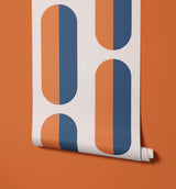 Sherbert Large Geometric Pattern Wallpaper