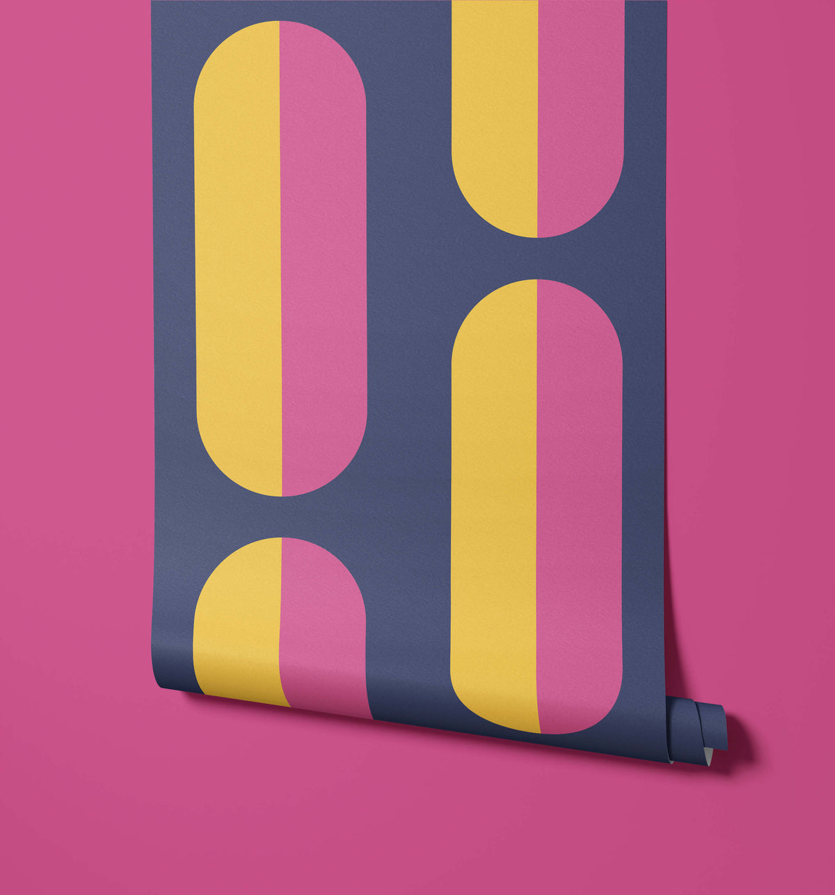 Sherbert Large Geometric Pattern Wallpaper