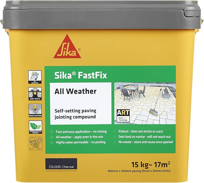 Sika FastFix® All Weather Ready-to-Use Paving Jointing Compound - 15kg