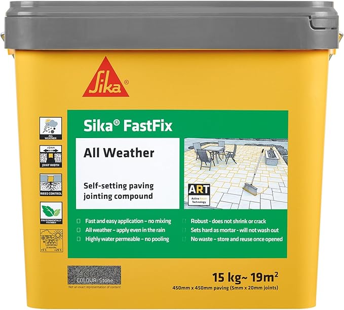 Sika FastFix® All Weather Ready-to-Use Paving Jointing Compound - 15kg
