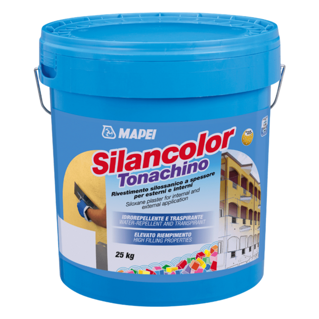 Mapei Silancolor Tonachino - Breathable Water-Repellent Siloxane Plaster