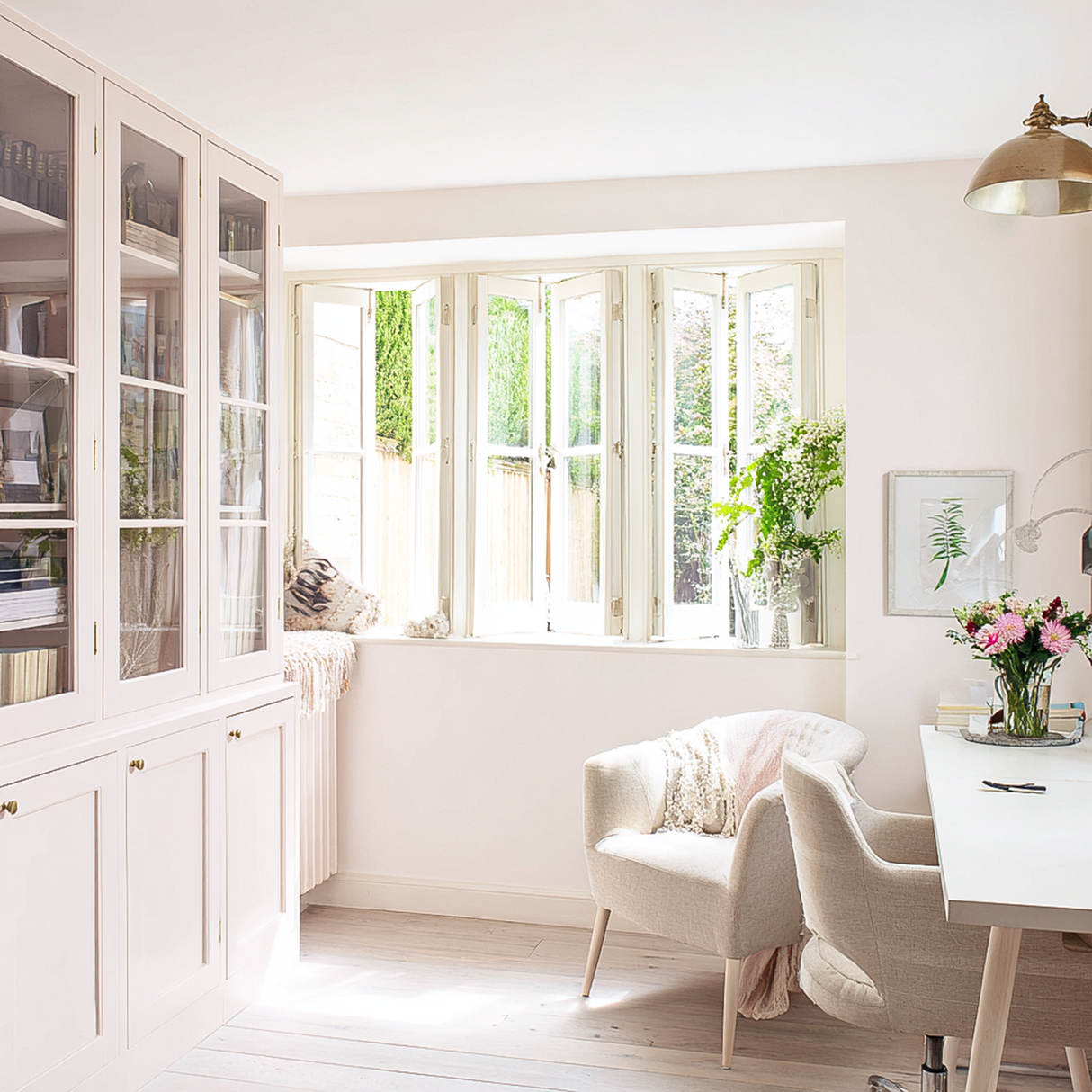 Little Knights - Soft Blush Creamy Peach White - Matte/Eggshell/Silk/Satin/Gloss Internal Paint