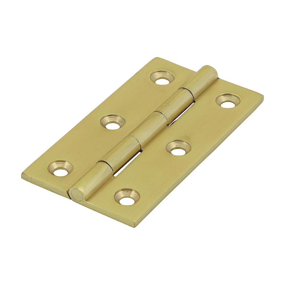 Solid Drawn Hinges – Solid Brass – Polished Brass