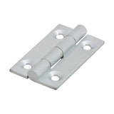 Solid Drawn Hinges - Solid Brass - Satin Chrome