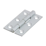 Solid Drawn Hinges - Solid Brass - Satin Chrome