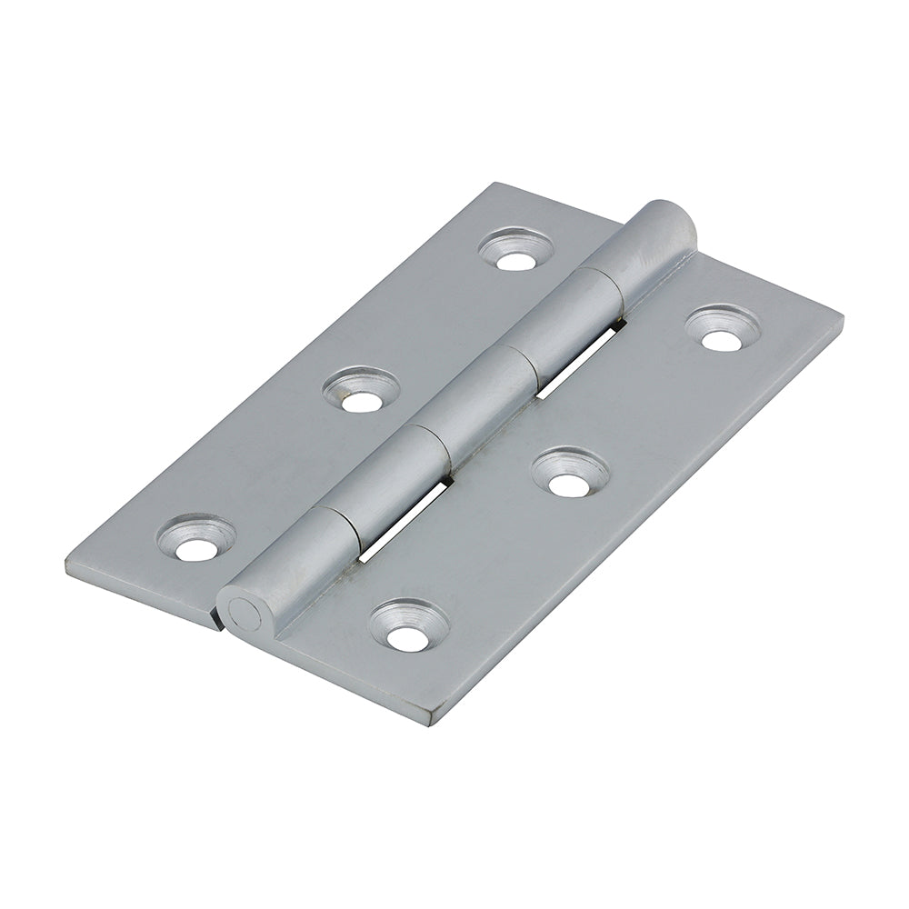 Solid Drawn Hinges - Solid Brass - Satin Chrome