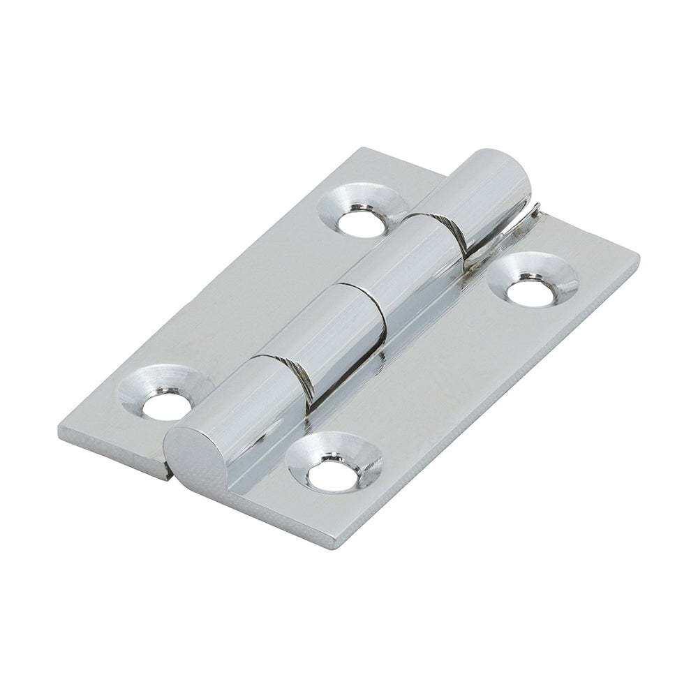 Solid Drawn Hinges - Solid Brass - Polished Chrome