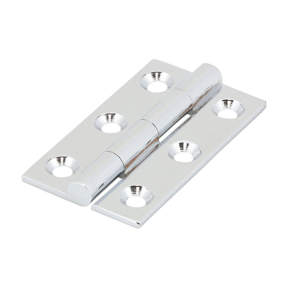 Solid Drawn Hinges - Solid Brass - Polished Chrome