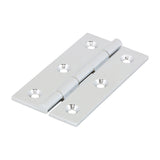 Solid Drawn Hinges - Solid Brass - Polished Chrome