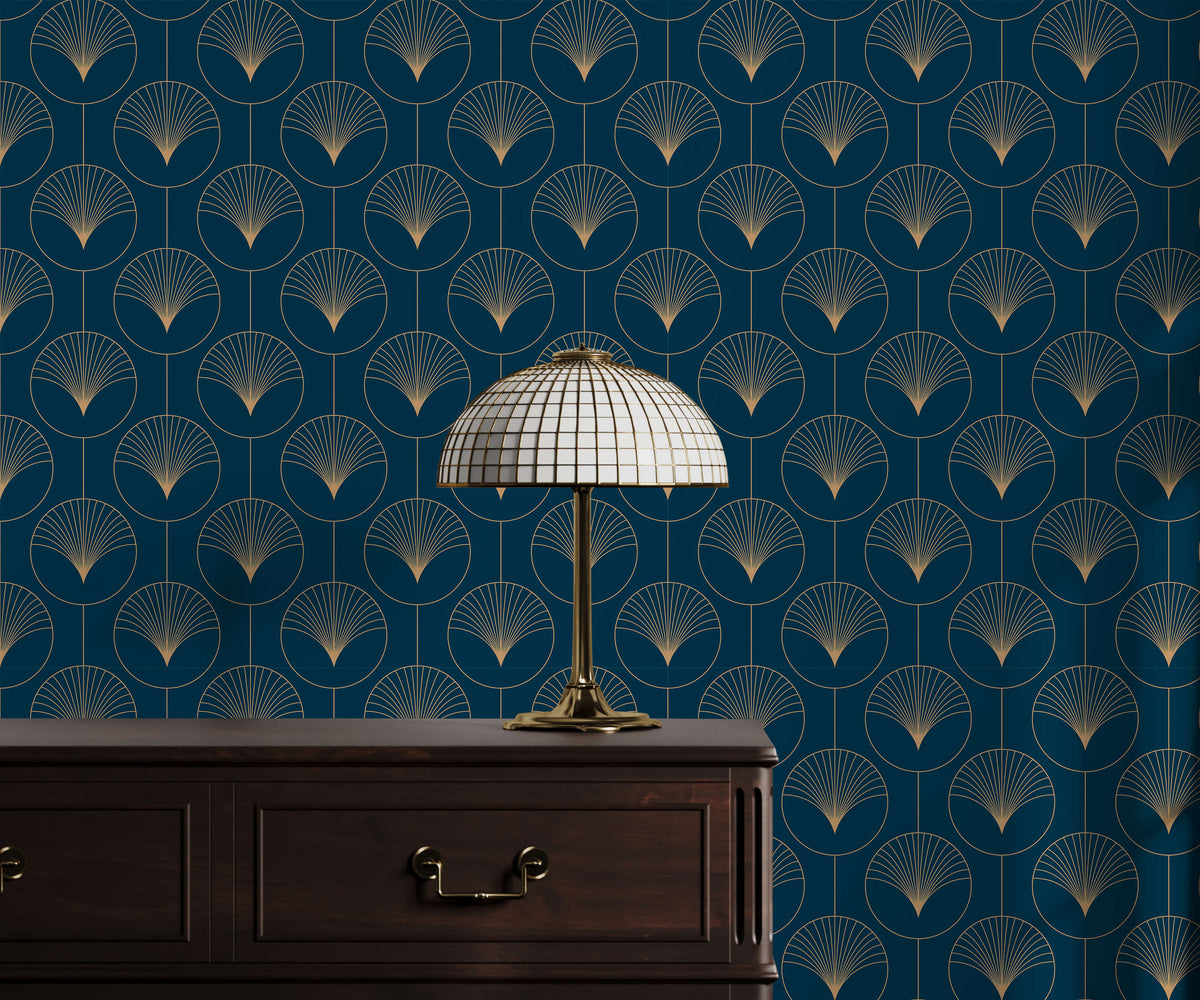 Sorkin Art Deco Circle Wallpaper