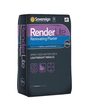 Sovereign Renderlite Renovating Plaster - Renovating Plaster for Damp-Proofing Applications