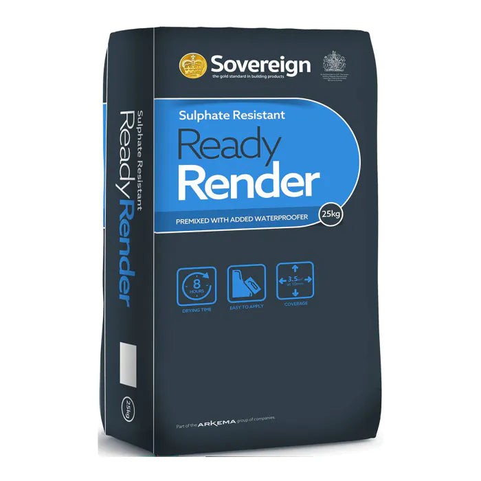 Sovereign Sulphate Resistant Ready Render – 25kg