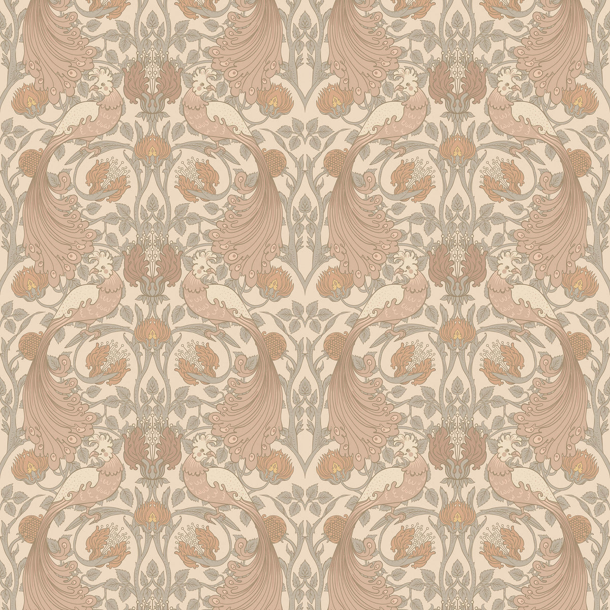 Stanley Vintage Peacock Wallpaper