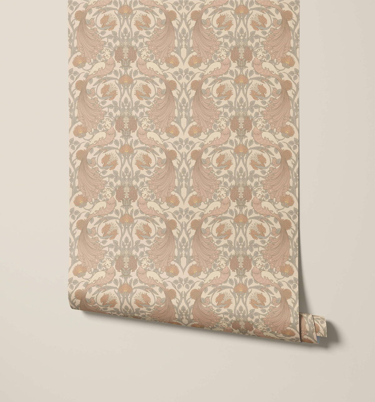 Stanley Vintage Peacock Wallpaper