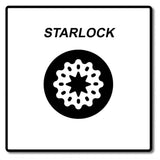 Key Blades and Fixings STARLOCK Sanding Pad perforated