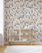 Stem Numerous Retro Colour-ways Wallpaper
