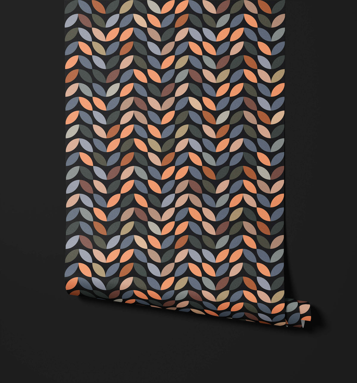 Stem Numerous Retro Colour-ways Wallpaper