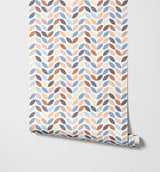 Stem Numerous Retro Colour-ways Wallpaper