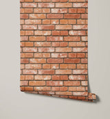 Stok Red Brick Wallpaper