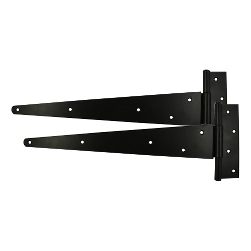 Strong Tee Hinges – Epoxy Black – Pair