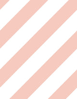 Sundae Childhood Lovely Pastel Striped Wallpaper