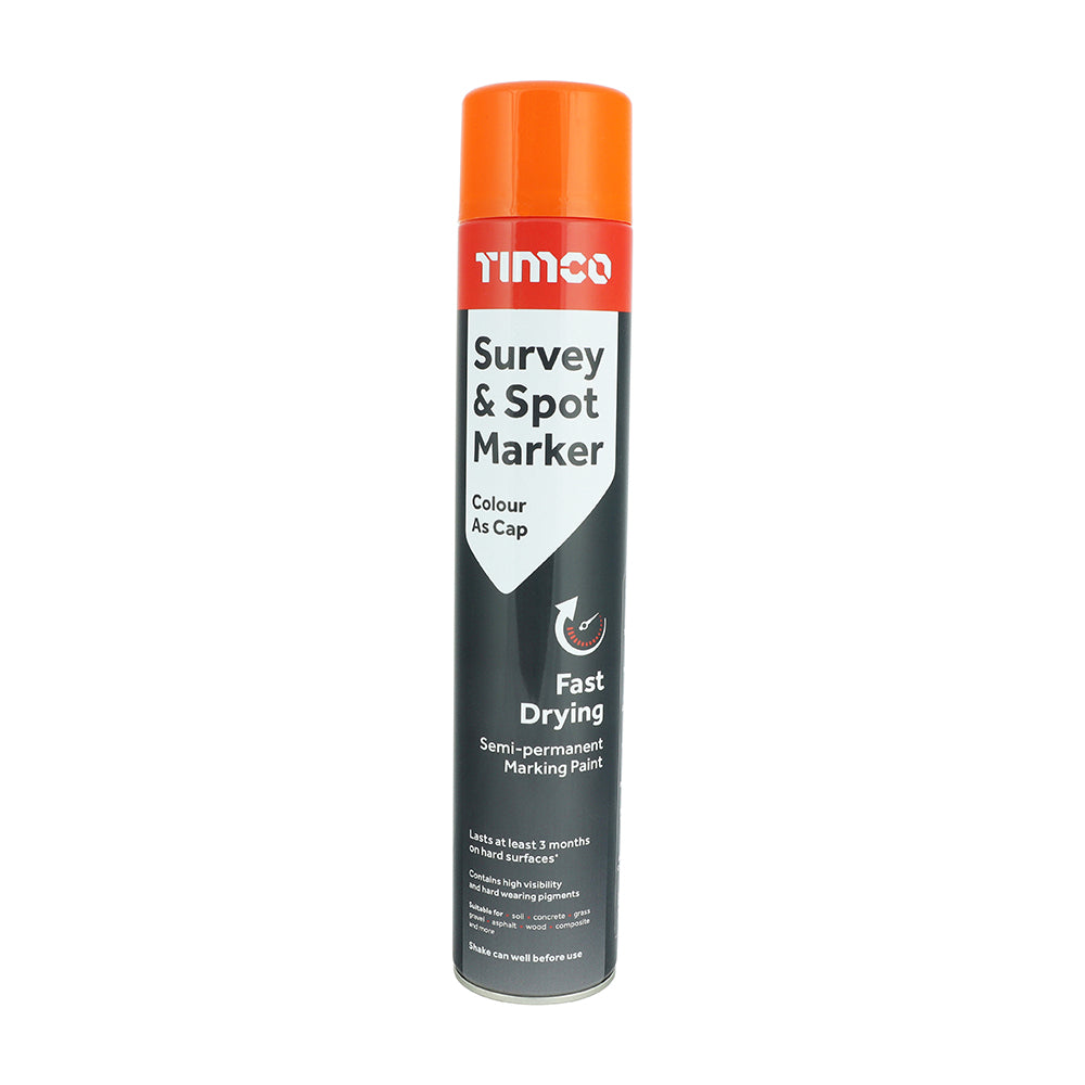 Survey & Spot Market - Aerosol Paint - Orange (Hazards)