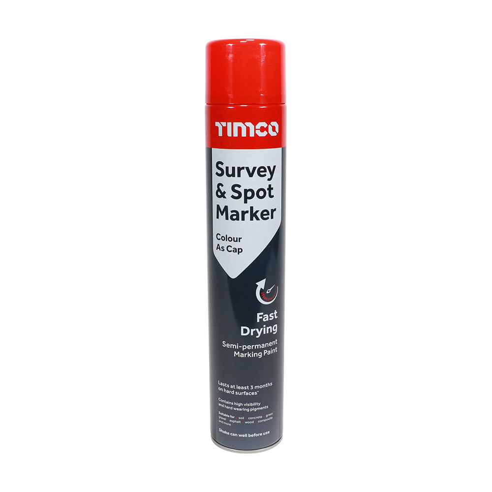 Survey & Spot Market - Aerosol Paint - Red (Electricity)