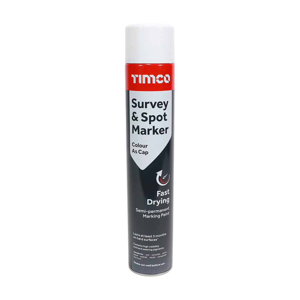 Survey & Spot Market - Aerosol Paint - White (General)