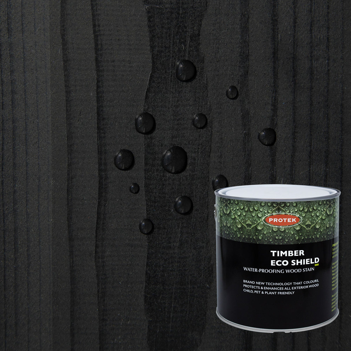 Black - Timber Eco Shield Wood Stain
