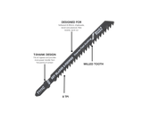 Key Blades T111C Jigsaw Blades 5 Pack - 1133