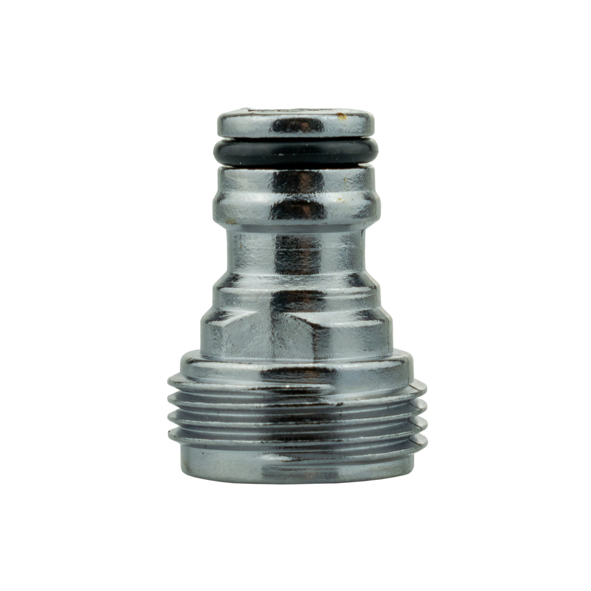 Tap Connector Snap On Male - 3/4" BSPM Brass Nickle Plated