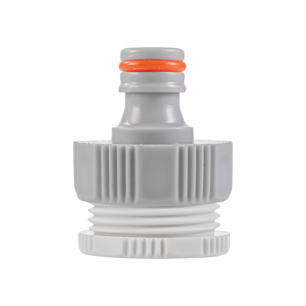 Female Tap Connector 1" or 3/4" BSP Female, Gray/White