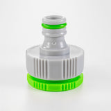 Female Tap Connector 3/4" or 1/2" BSP Female, Green/Gray